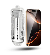 Automatic Dust-Free Tempered Glass Screen Protector with Magic Alignment Box (HD Clear / Privacy)