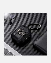 Carbon Skull AirPods Case Cover – Rugged Protection with 3D Skull Design