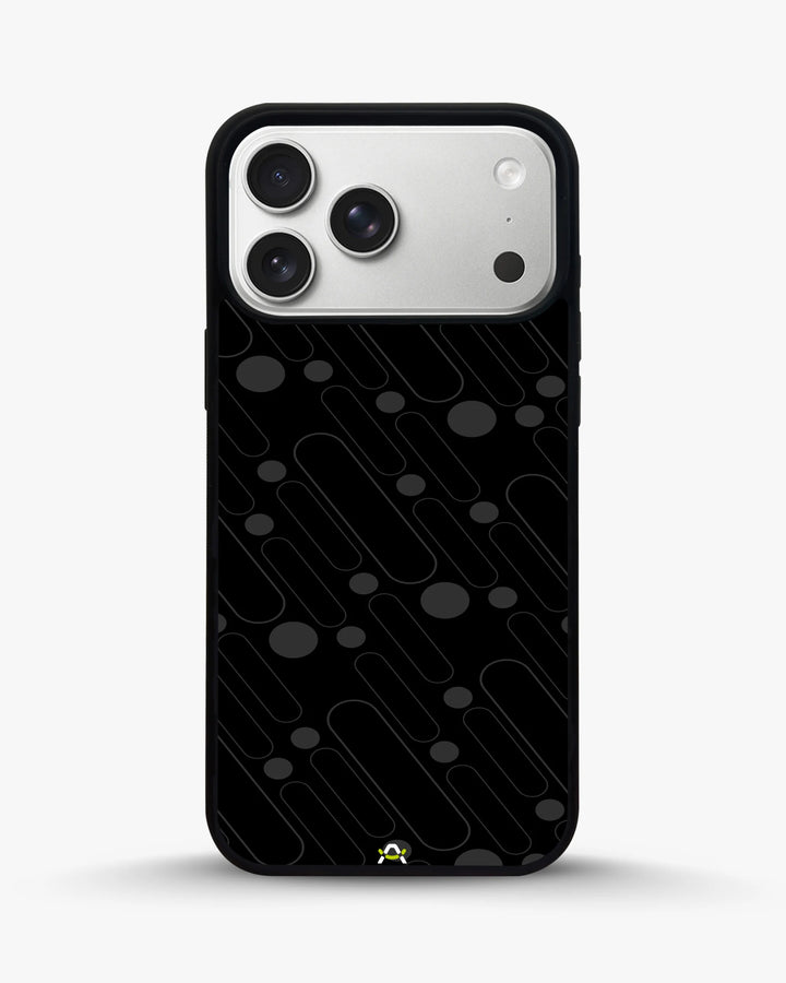 Creslia charcoal geometric lines case - charcoal geometric lines case iphone 17 pro max