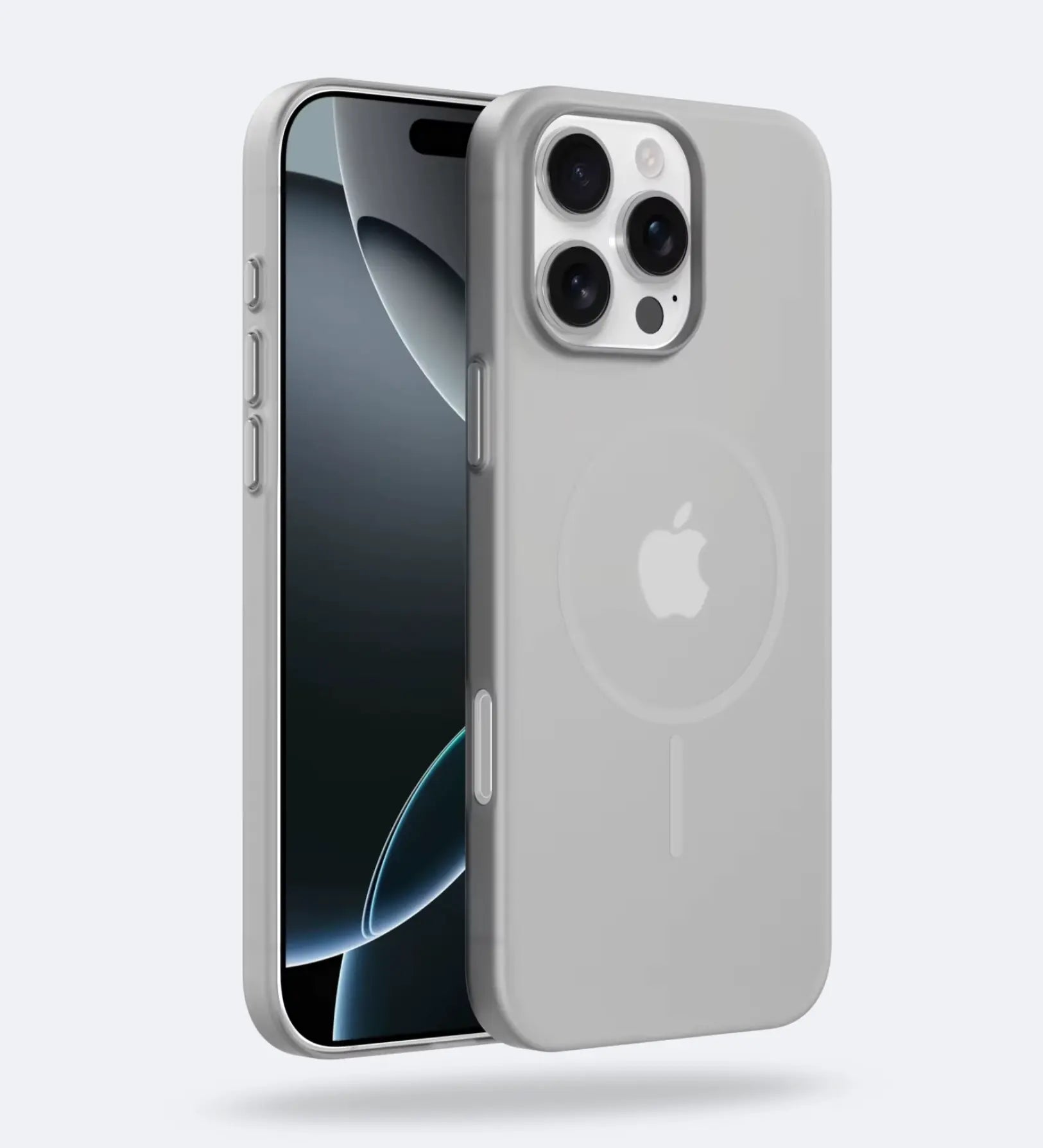 Frosted Ultra-Thin iPhone Case with MagSafe – Matte, 0.35 mm - Grey