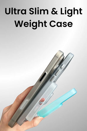 Frosted Ultra-Thin iPhone Case with MagSafe – Matte, 0.35 mm - Blue