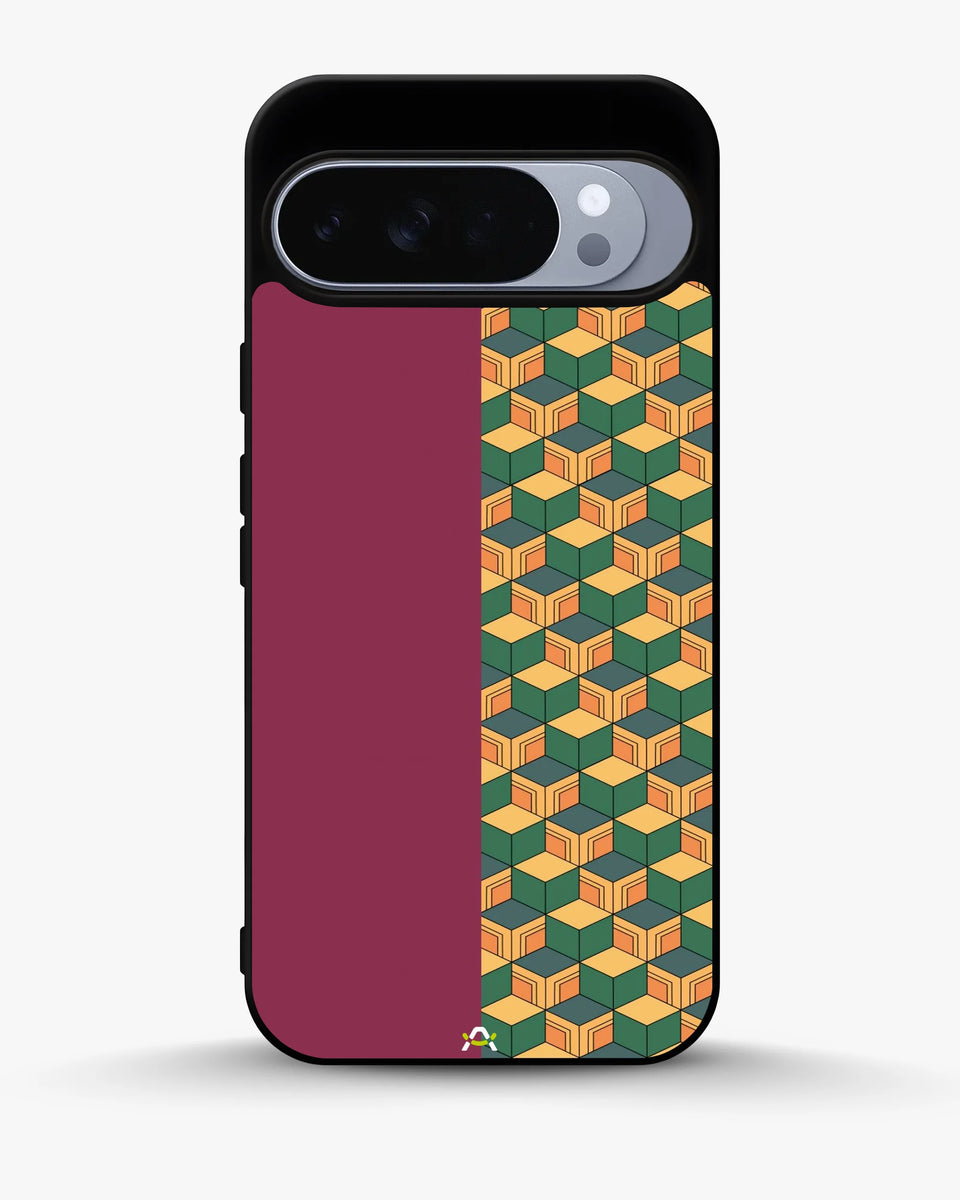 Creslia 3d cube pattern phone case - 3d cube pattern phone case google pixel 10 pro xl