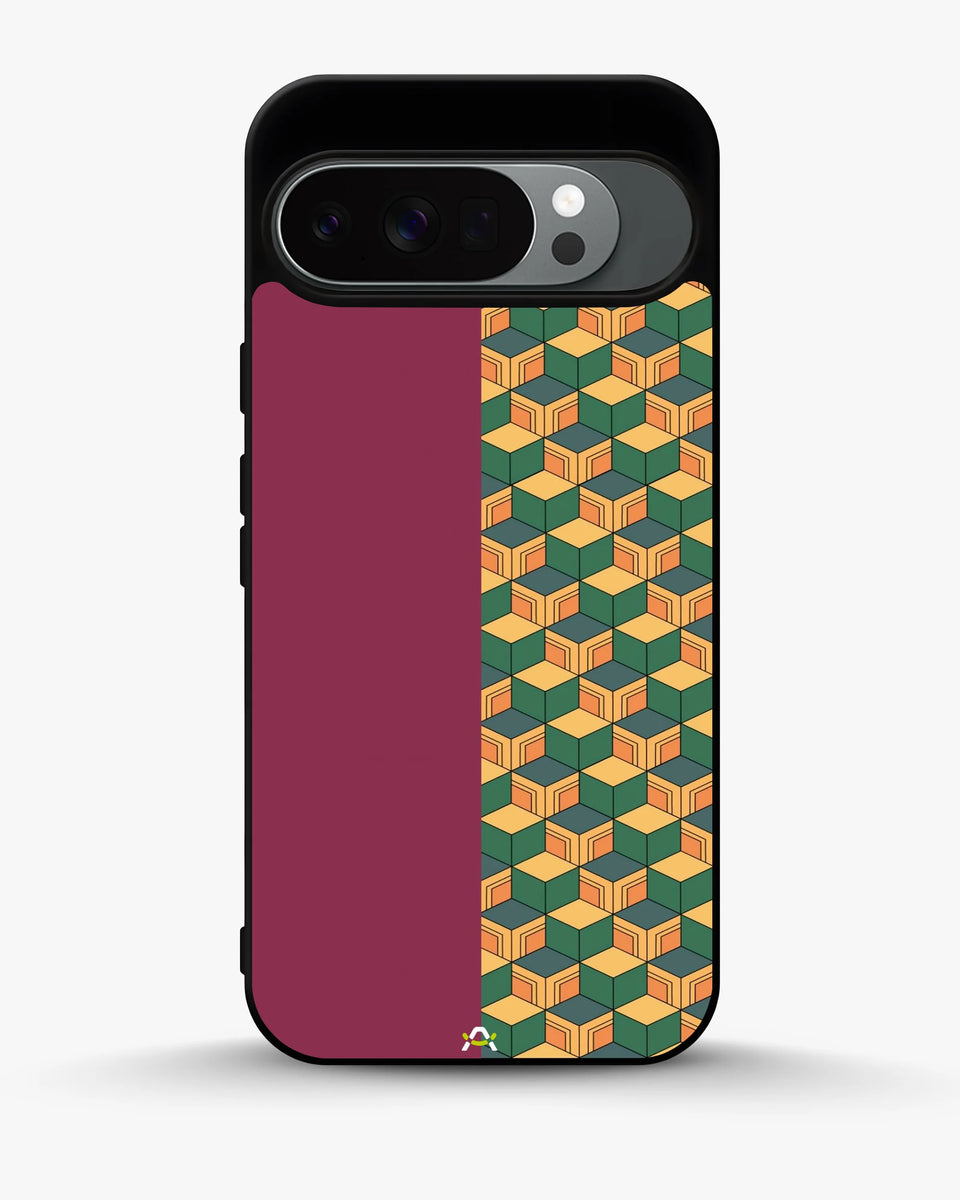 Creslia 3d cube pattern phone case - 3d cube pattern phone case google pixel 10 pro