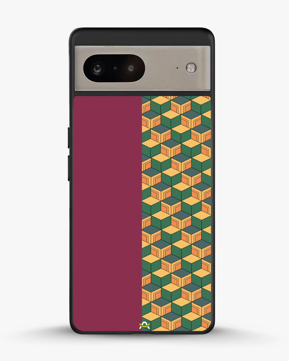 Creslia 3d cube pattern phone case - 3d cube pattern phone case google pixel 8a