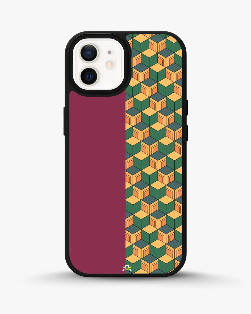 Creslia 3d cube pattern phone case - 3d cube pattern phone case iphone 12