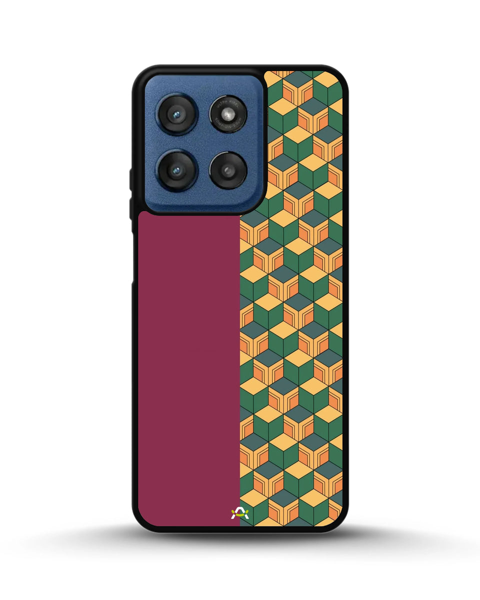 Creslia 3d cube pattern phone case - 3d cube pattern phone case moto g stylus 5g 2024