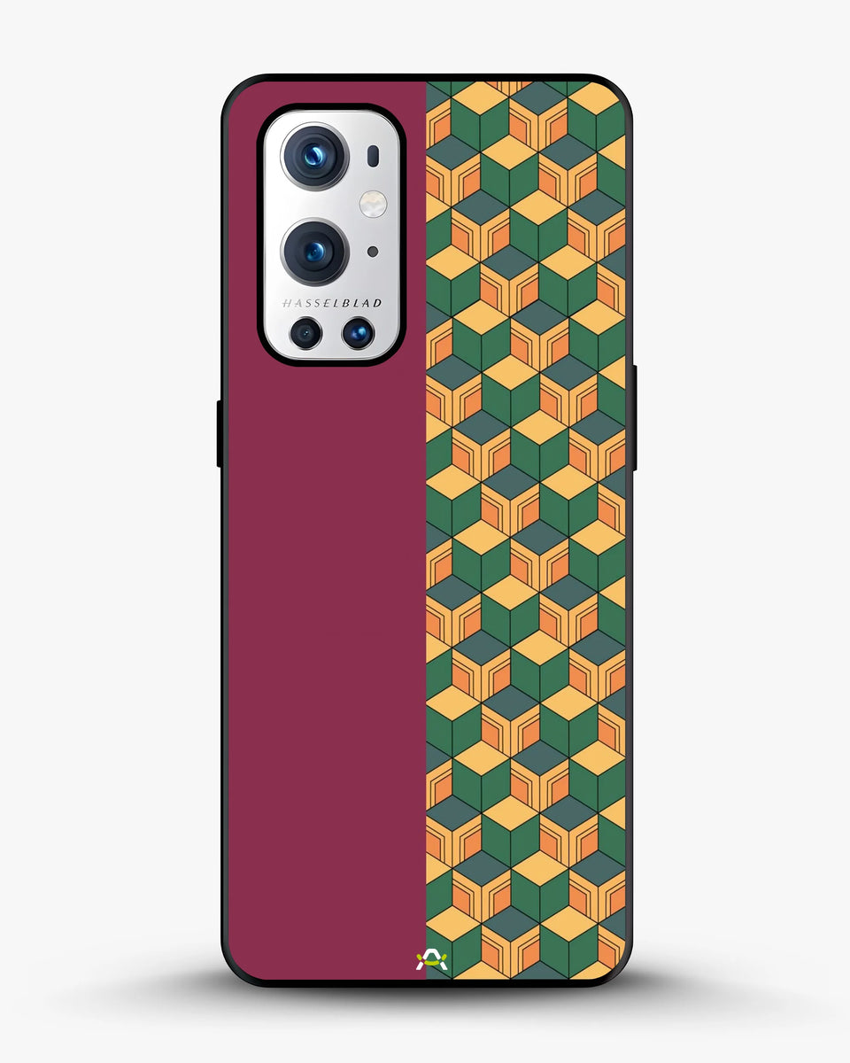 Creslia 3d cube pattern phone case - 3d cube pattern phone case oneplus 9 pro