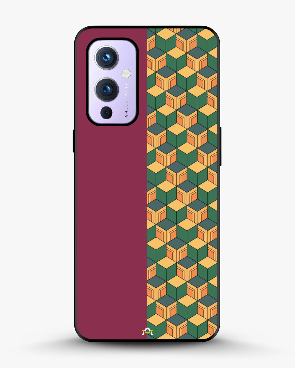 Creslia 3d cube pattern phone case - 3d cube pattern phone case oneplus 9