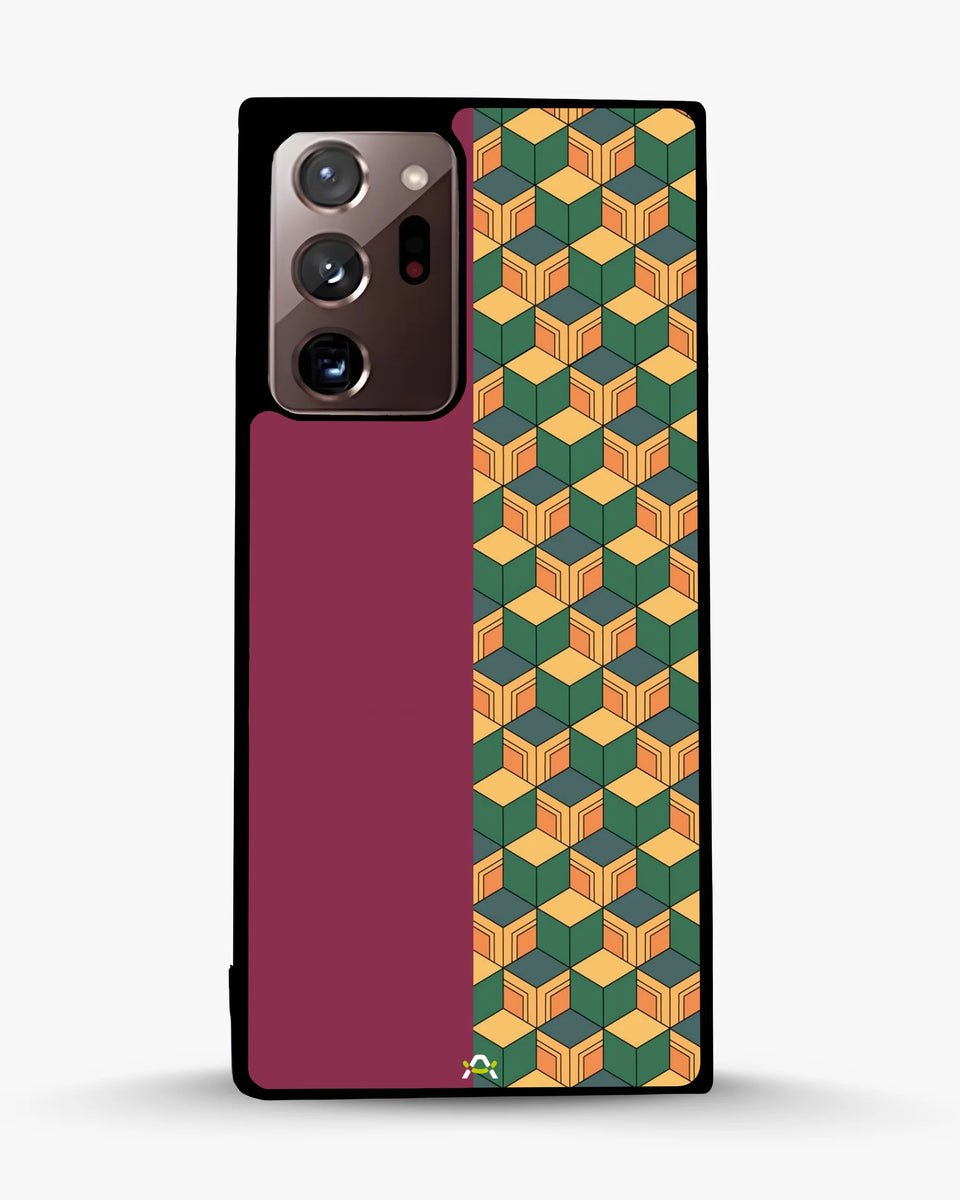 Creslia 3d cube pattern phone case - 3d cube pattern phone case samsung galaxy note 20 ultra