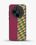 Creslia 3d cube pattern phone case - 3d cube pattern phone case vivo x100