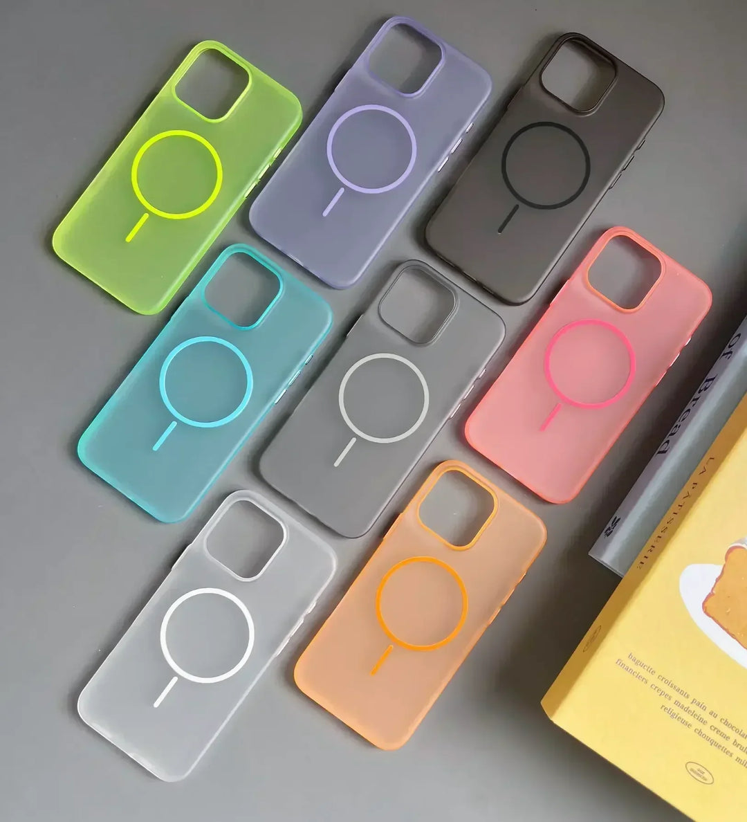 Frosted Ultra-Thin iPhone Case with MagSafe – Matte, 0.35 mm - Pink - Creslia