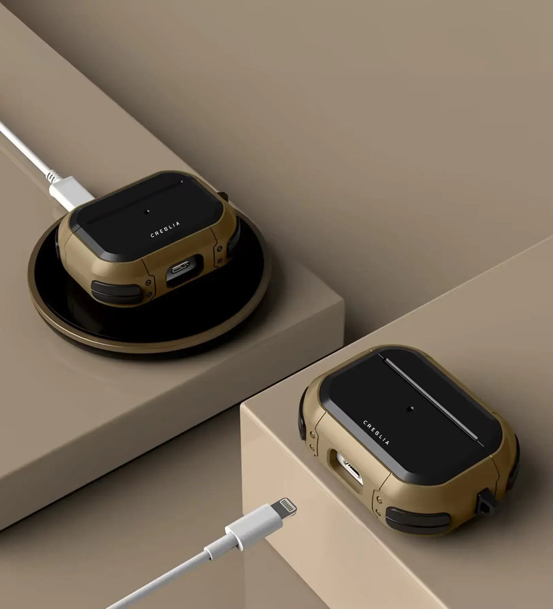 EggShell AirPods Pro 2 Cases Covers - Brown - Creslia