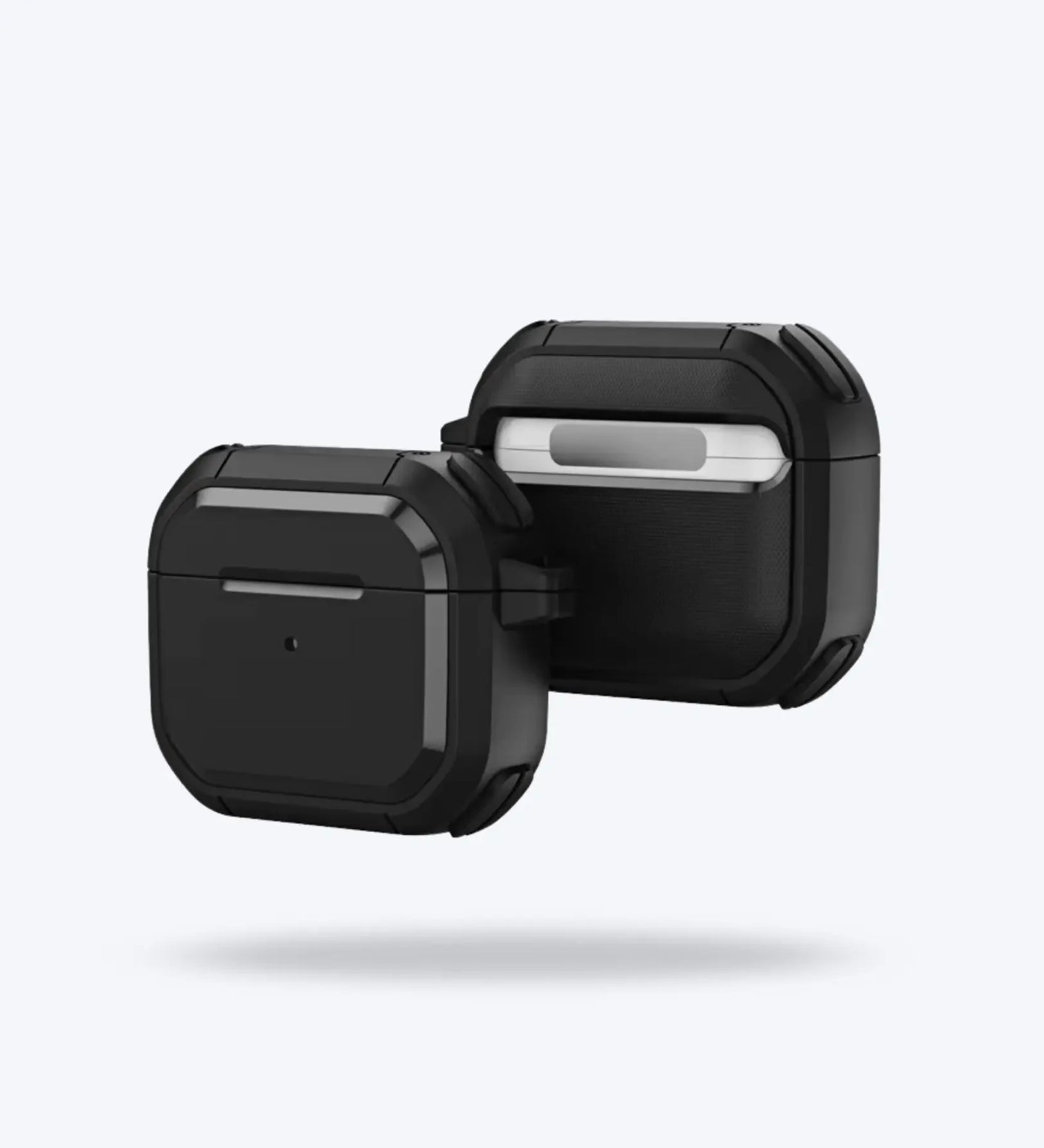 Creslia EggShell AirPods 4 case in black with a dual-layer protective shell