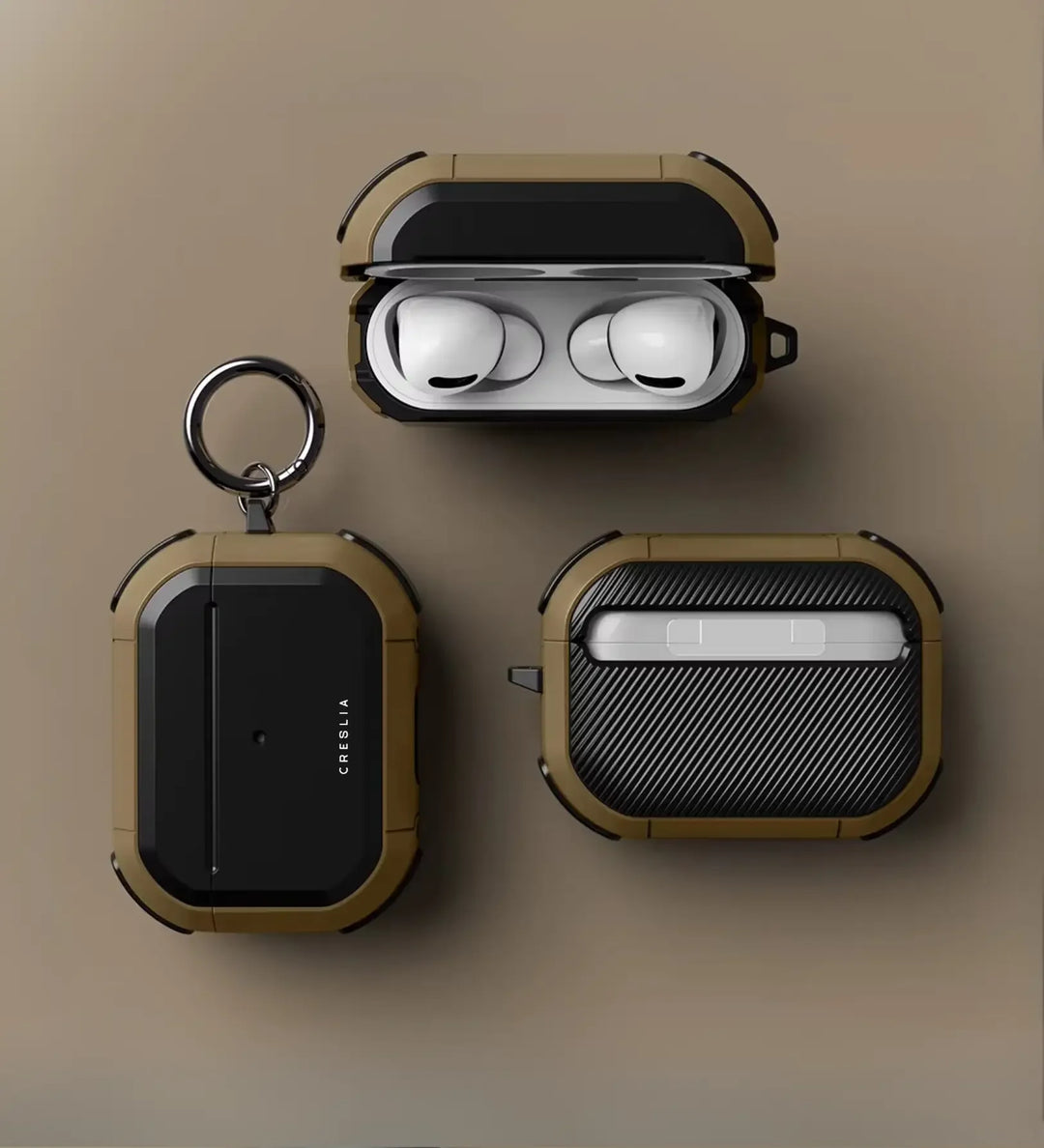 EggShell AirPods Pro 2 Cases Covers - Brown - Creslia