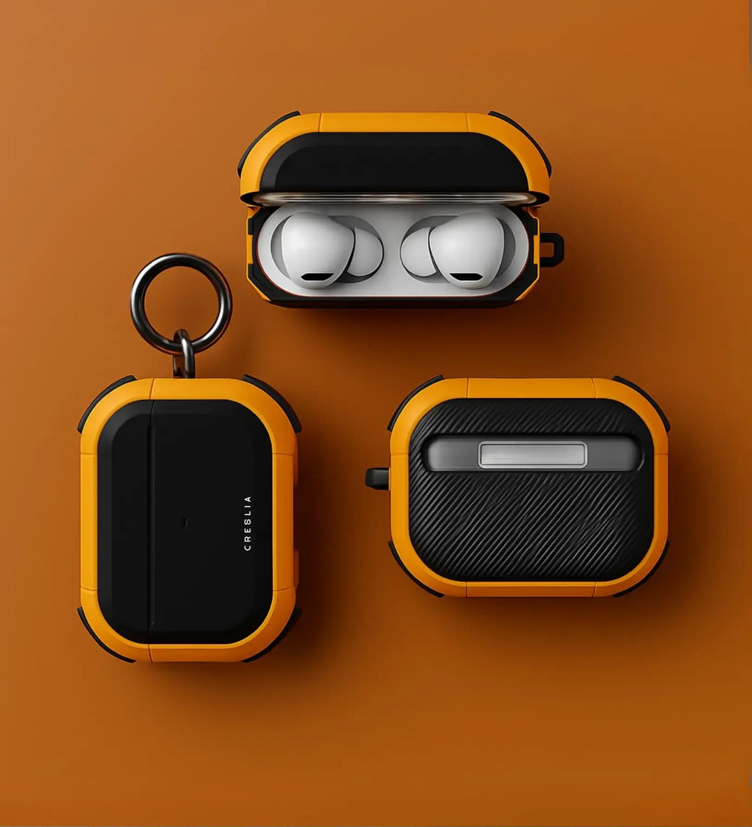 EggShell AirPods Pro 2 Cases Covers - Orange - Creslia