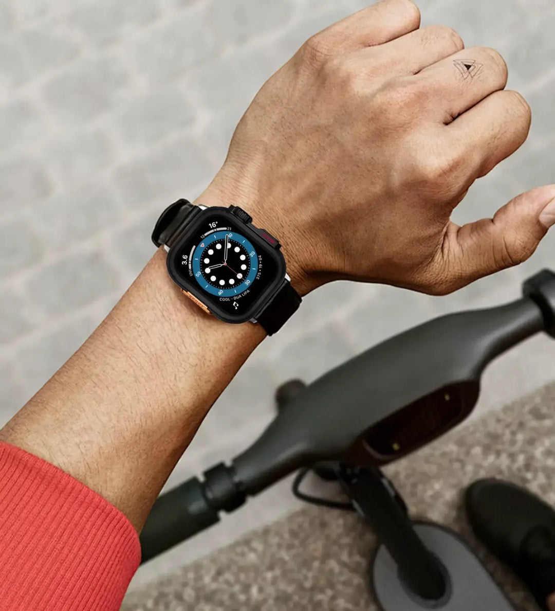 Apple Watch Ultra Converter Case Cover – Instantly Transform 44/45/46mm into Ultra Look - Natural Titanium - Creslia