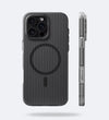 Corrugated Hybrid MagSafe Case for iPhone - Black - Creslia