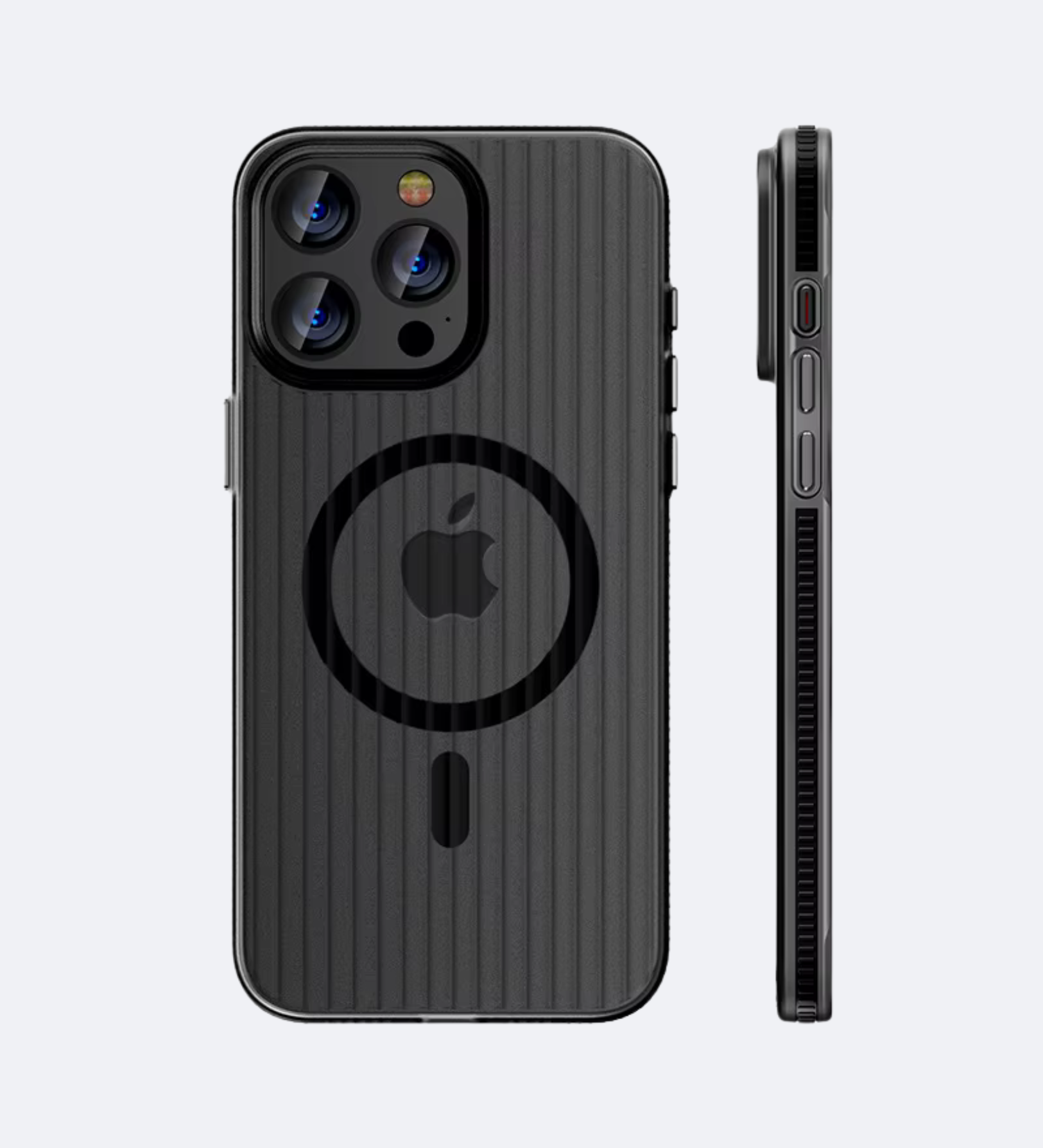 Corrugated Hybrid MagSafe Case for iPhone - Black