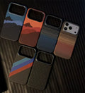 Classic Plaid Carbon Fiber MagSafe iPhone Case Cover - Slim, Stylish & Protective - Creslia