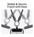ROCK R15 Phone Lanyard + Fast-Charging Data Cable - Beige - Creslia
