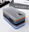 Corrugated Hybrid MagSafe Case Cover for iPhone - White - Creslia