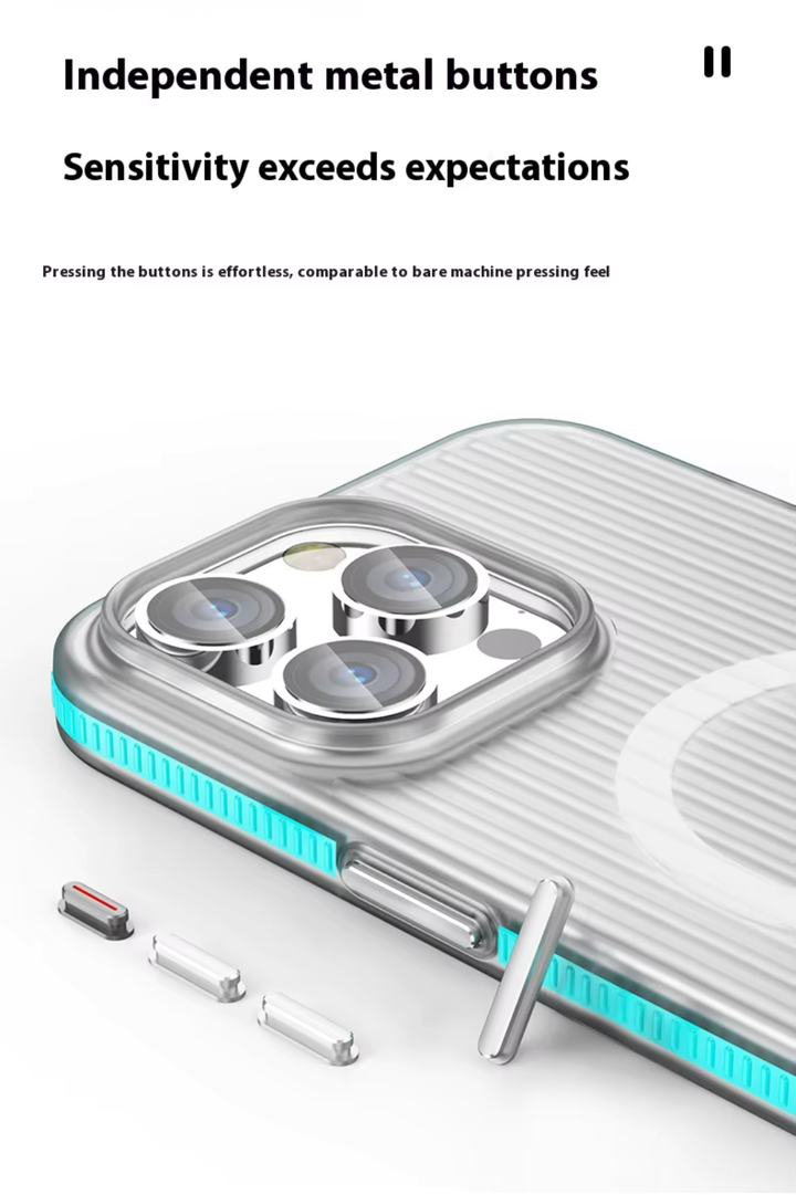 Corrugated Hybrid MagSafe Case Cover for iPhone - Desert