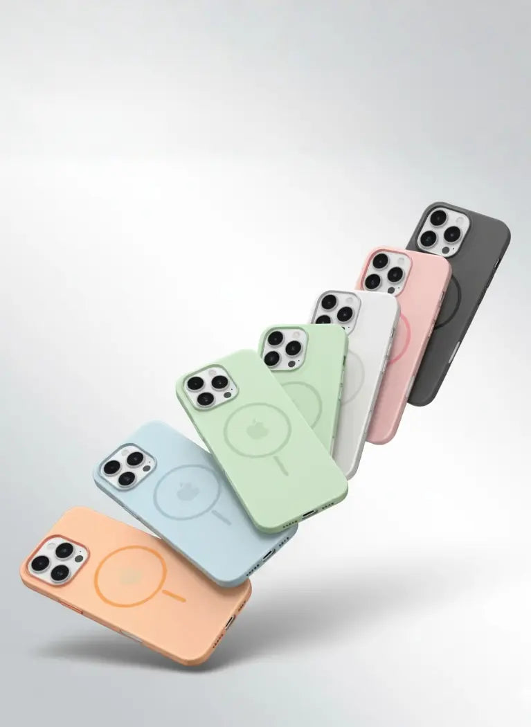 Frosted Ultra-Thin iPhone Case with MagSafe – Matte, 0.35 mm - Blue