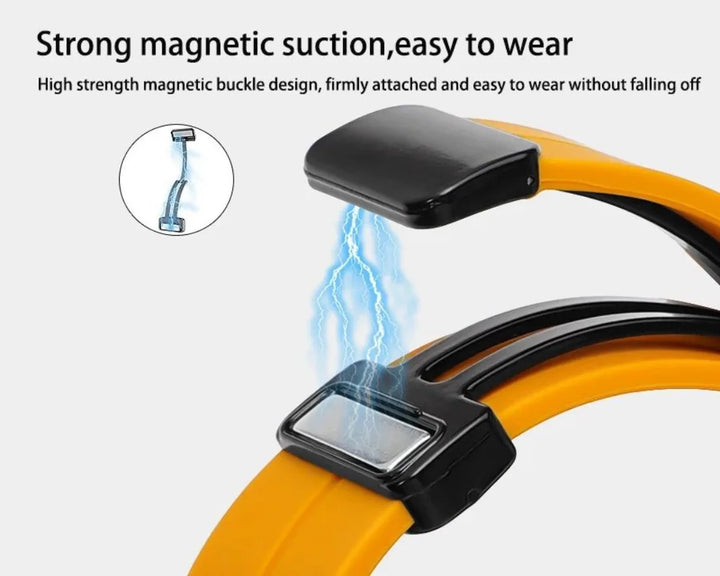 Silicone Magnetic Buckle Apple Watch Band – Starlight