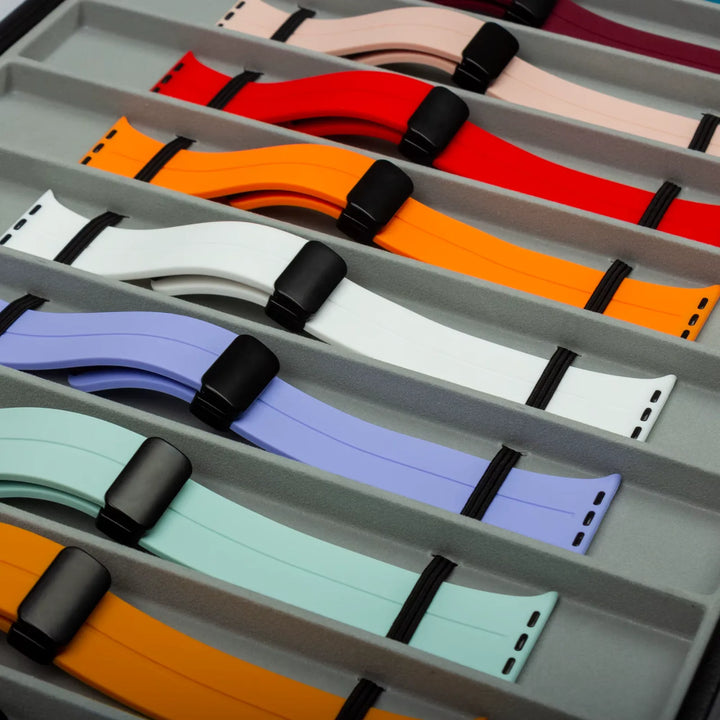 Silicone Magnetic Buckle Apple Watch Band – Starlight