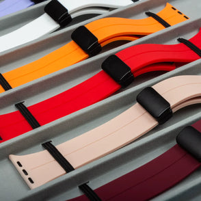 Silicone Magnetic Buckle Apple Watch Band – Blue