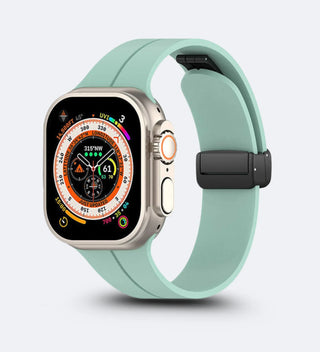 Silicone Magnetic Buckle Apple Watch Band