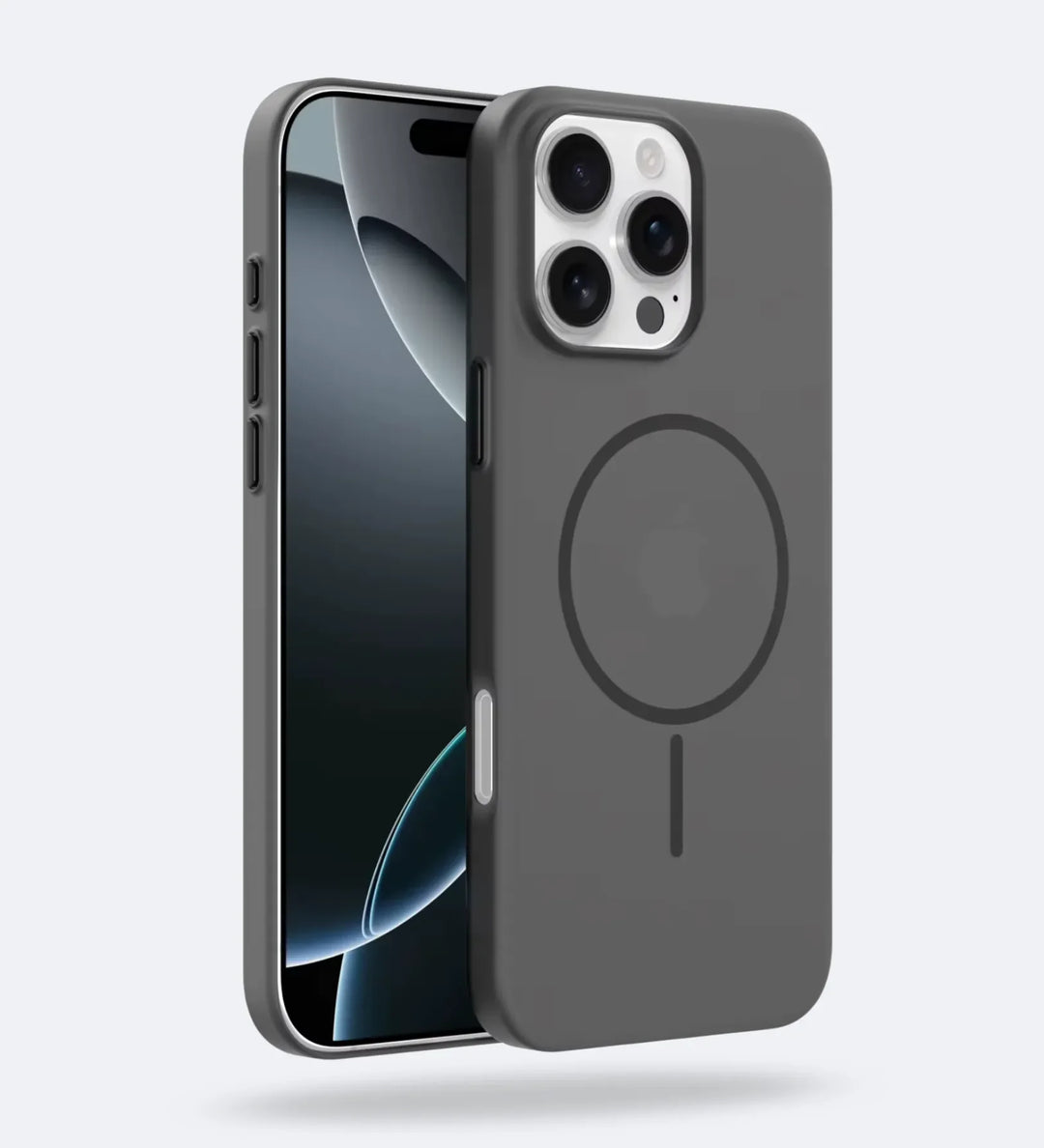 Frosted Ultra-Thin iPhone Case with MagSafe – Matte, 0.35 mm - Black - Creslia