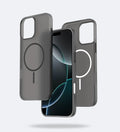 Frosted Ultra-Thin iPhone Case with MagSafe – Matte, 0.35 mm - Black - Creslia