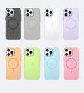 Frosted Ultra-Thin iPhone Case with MagSafe – Matte, 0.35 mm - Pink - Creslia