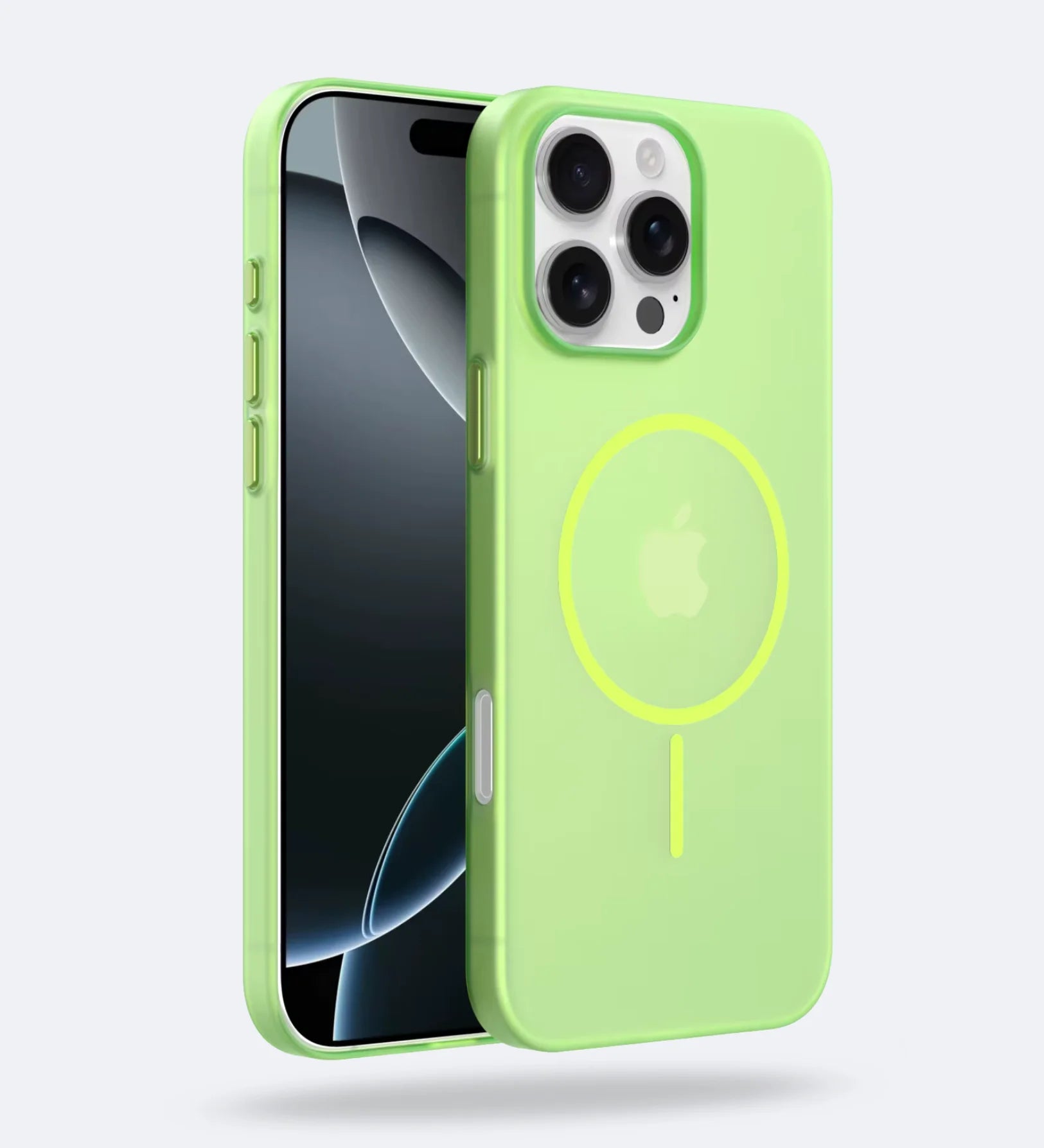 Frosted Ultra-Thin iPhone Case with MagSafe – Matte, 0.35 mm - Green