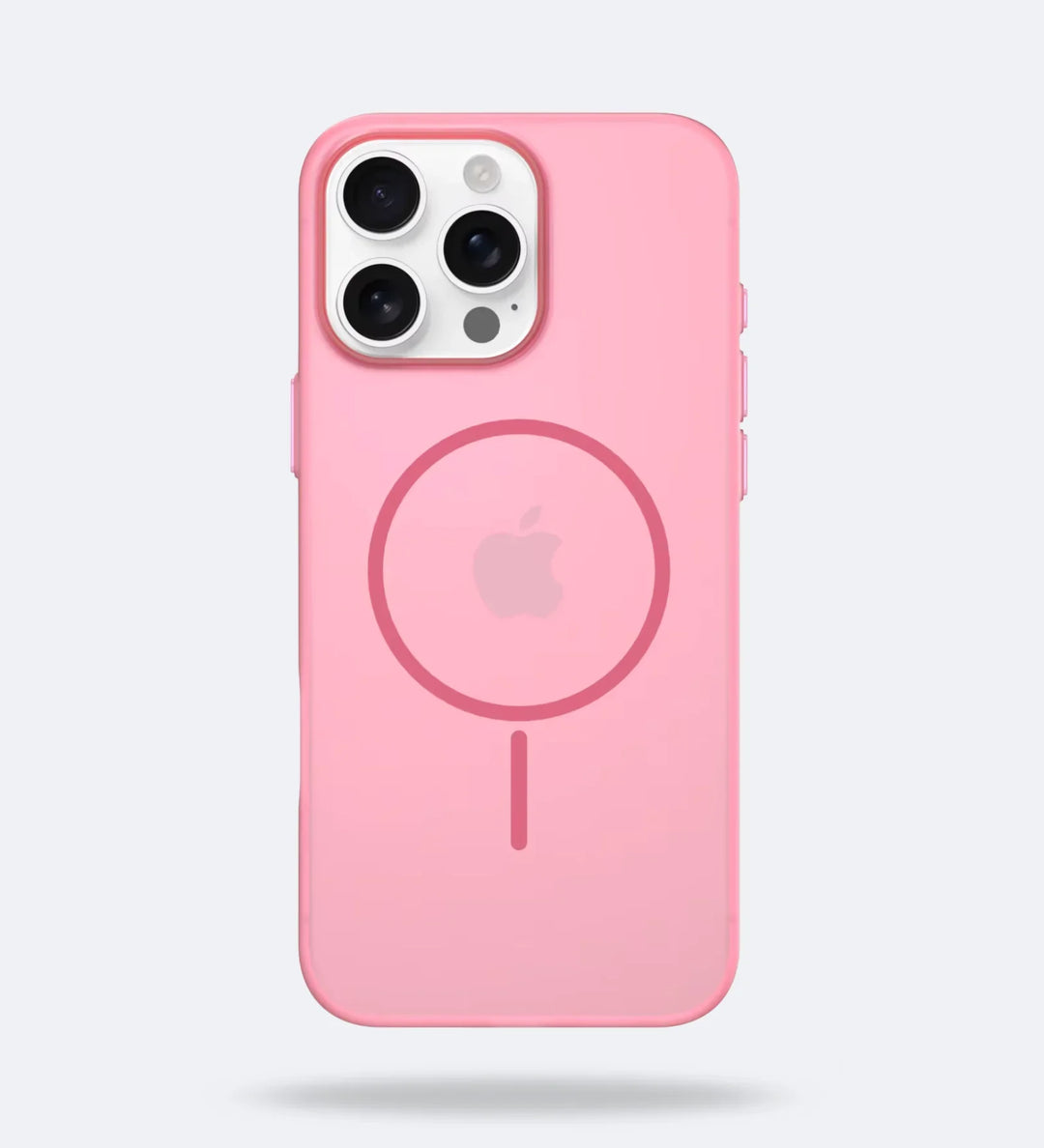 Frosted Ultra-Thin iPhone Case with MagSafe – Matte, 0.35 mm - Pink - Creslia