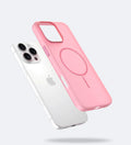 Frosted Ultra-Thin iPhone Case with MagSafe – Matte, 0.35 mm - Pink - Creslia