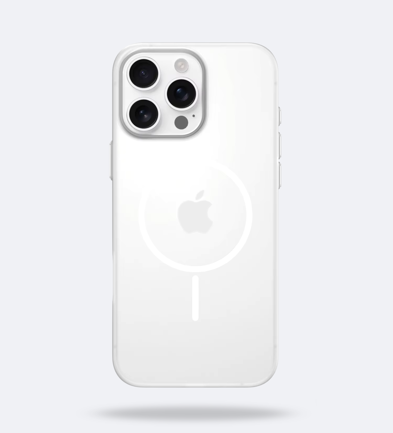 Frosted Ultra-Thin iPhone Case with MagSafe – Matte, 0.35 mm - White