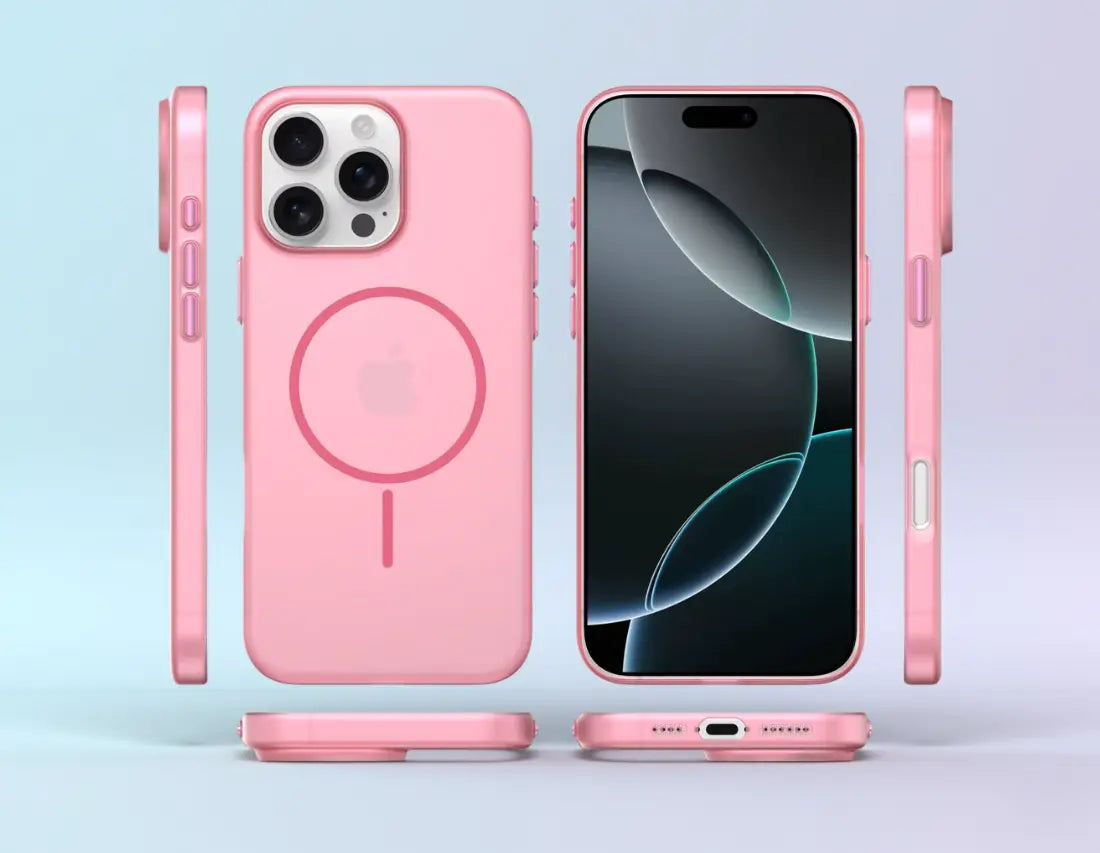 Frosted Ultra-Thin iPhone Case with MagSafe – Matte, 0.35 mm - Blue