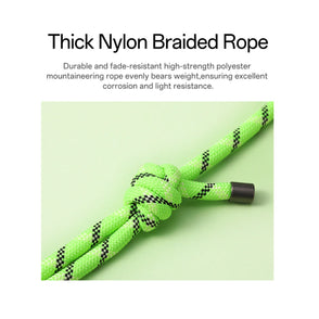 Glow-in-the-Dark Phone Lanyard – Green, Adjustable Neck & Wrist Strap for All Phones