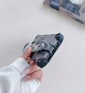 Heavy Duty Magnetic Armor iPhone Case with Kickstand & Spin Wheel - Grey - Creslia