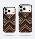 Knitted Pattern Carbon Fiber MagSafe iPhone Case Cover - Slim, Stylish & Protective - Creslia