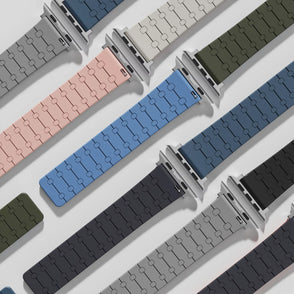 Creslia Magnetic Link Silicone Band for Apple Watch – Brown