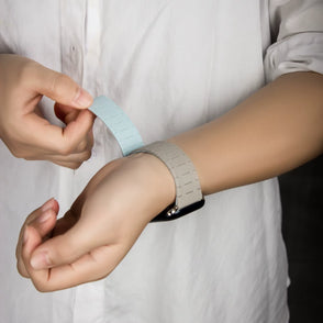 Creslia Magnetic Link Silicone Band for Apple Watch – Brown