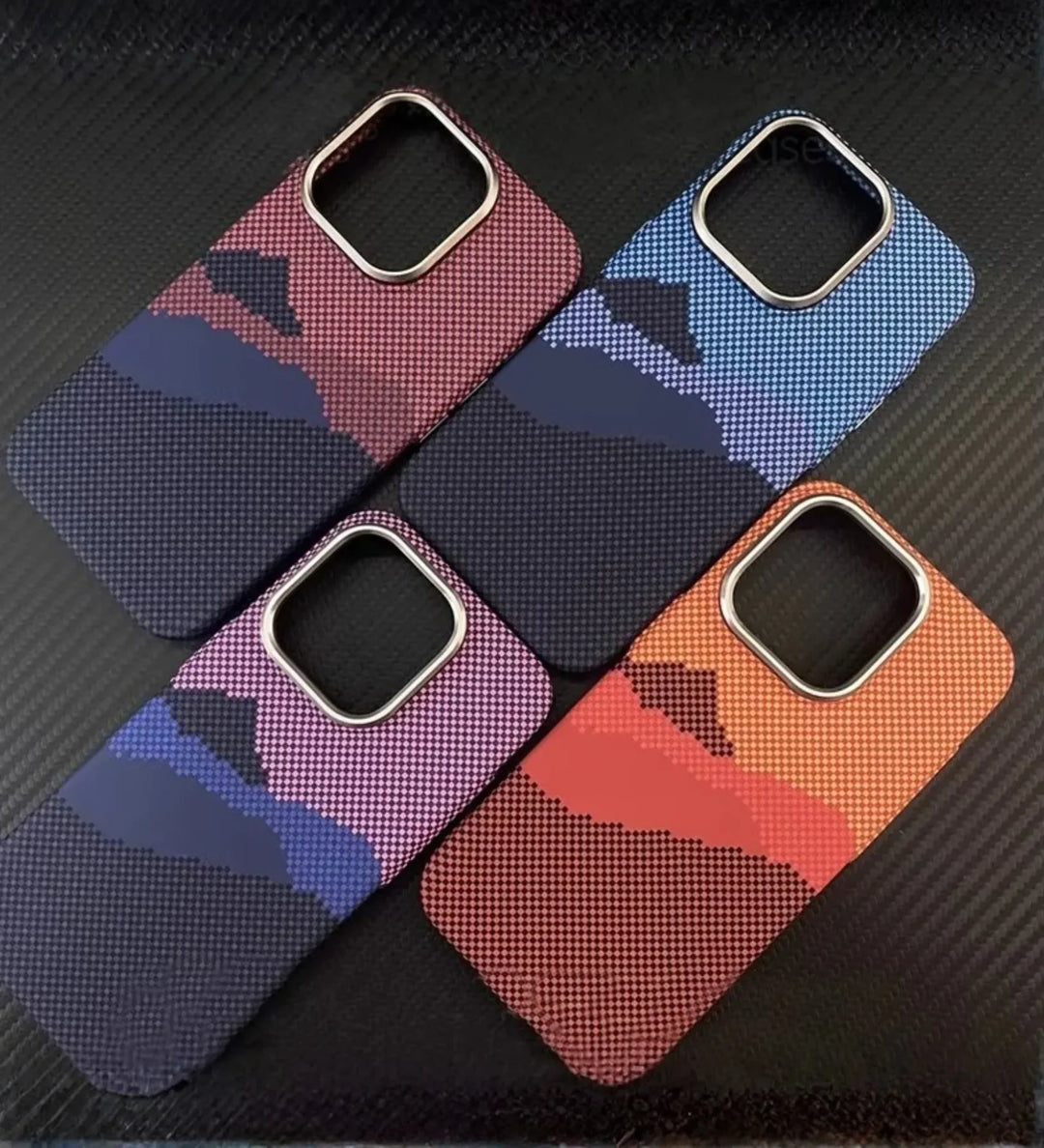 Mountain Horizon Carbon Fiber MagSafe iPhone Case Cover - Slim, Stylish & Protective - Creslia