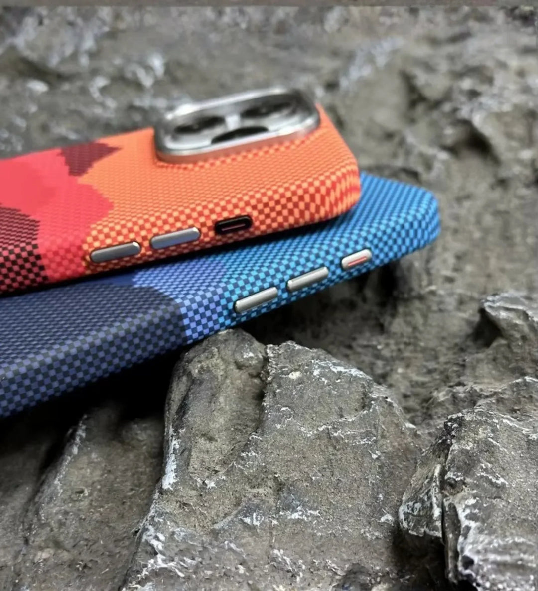 Mountain Horizon Carbon Fiber MagSafe iPhone Case Cover - Slim, Stylish & Protective - Creslia