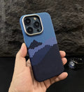 Mountain Horizon Carbon Fiber MagSafe iPhone Case Cover - Slim, Stylish & Protective - Creslia