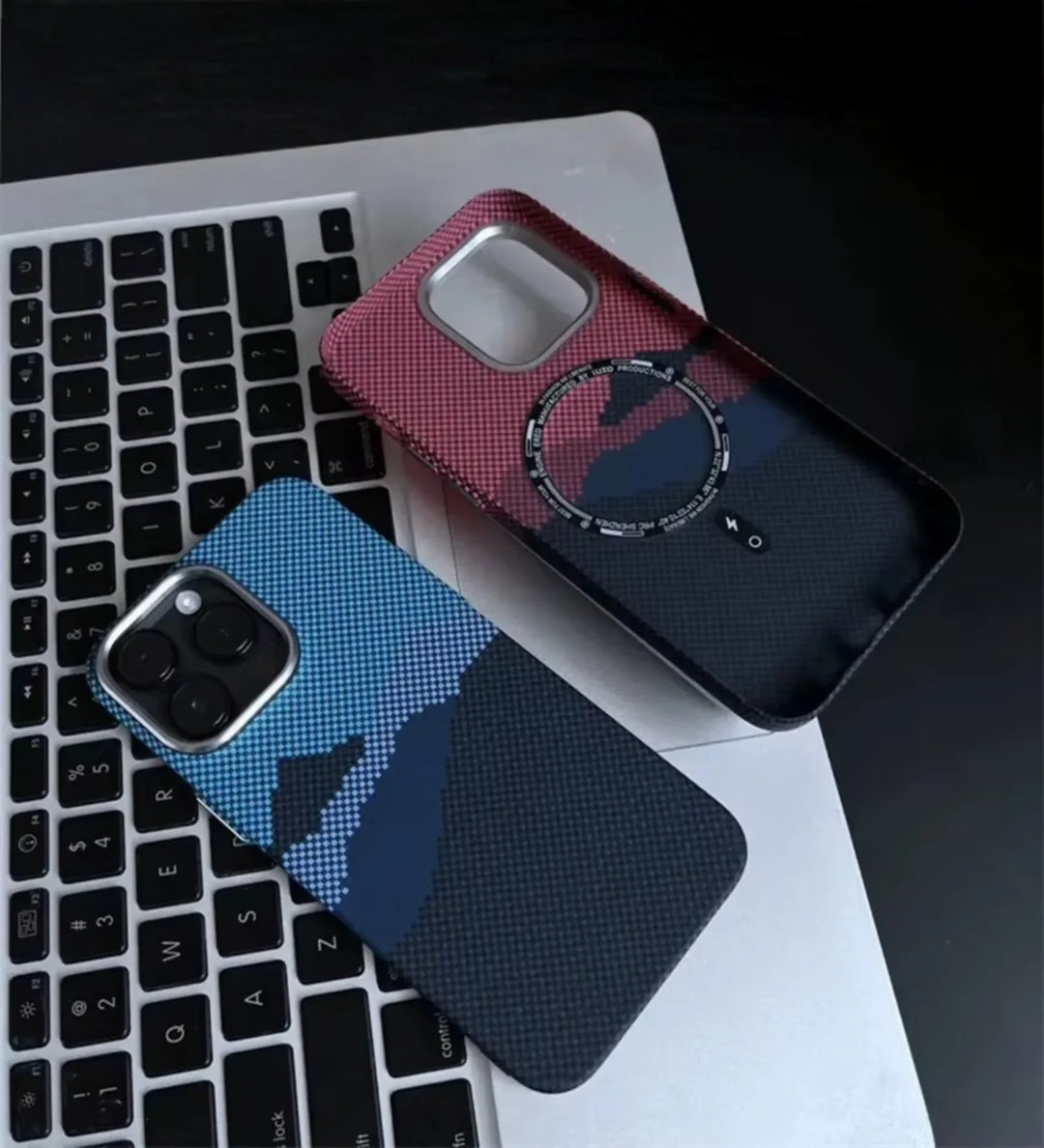 Mountain Horizon Carbon Fiber MagSafe iPhone Case Cover - Slim, Stylish & Protective - Creslia