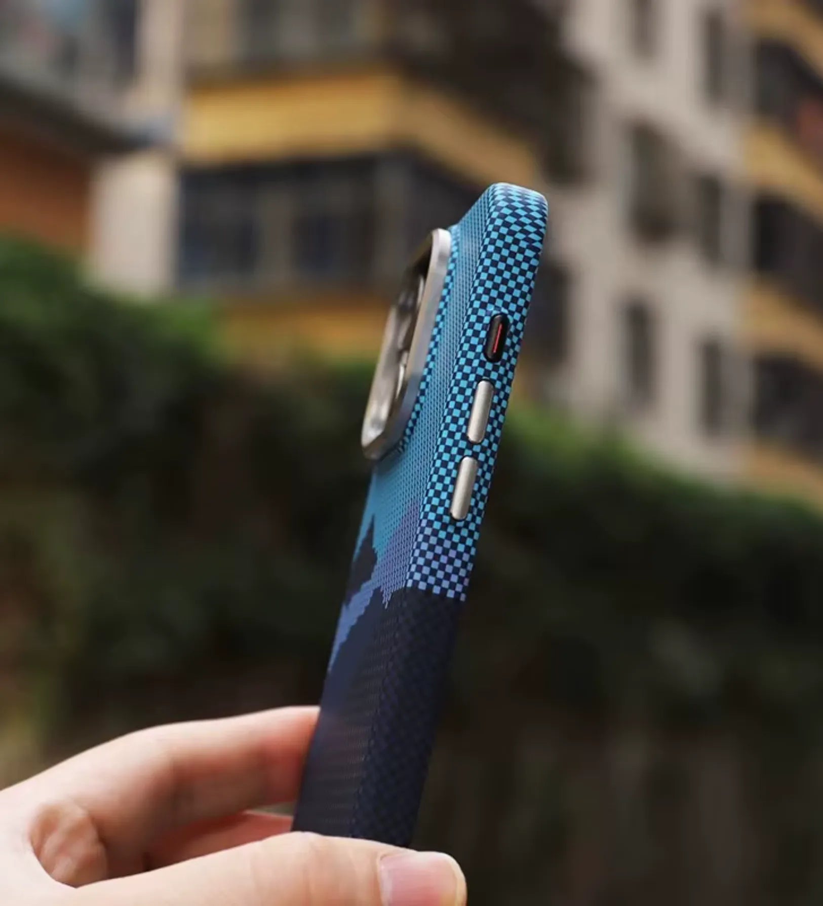 Mountain Horizon Carbon Fiber MagSafe iPhone Case Cover - Slim, Stylish & Protective