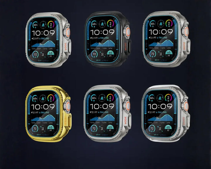 Apple Watch Ultra Cases & Covers - 49mm Stainless Steel Bumper